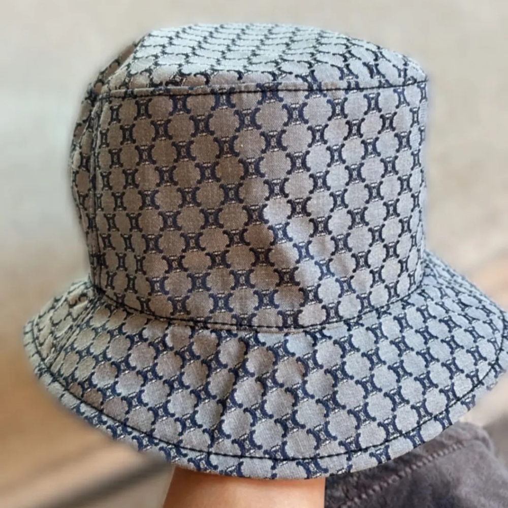 Celine Reversable Monogram Bucket Hat Worn 1x